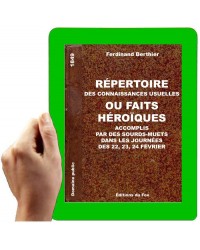 1849 - Répertoire des connaissances usuelles ou faits héroiques ( Berthier F.) 